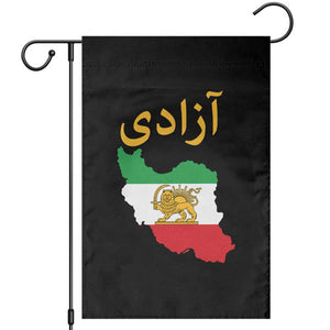 Freedom Iran Sun and Lion Flag Garden Flag Free Iranian Revolution 2026 TS02 Black Print Your Wear