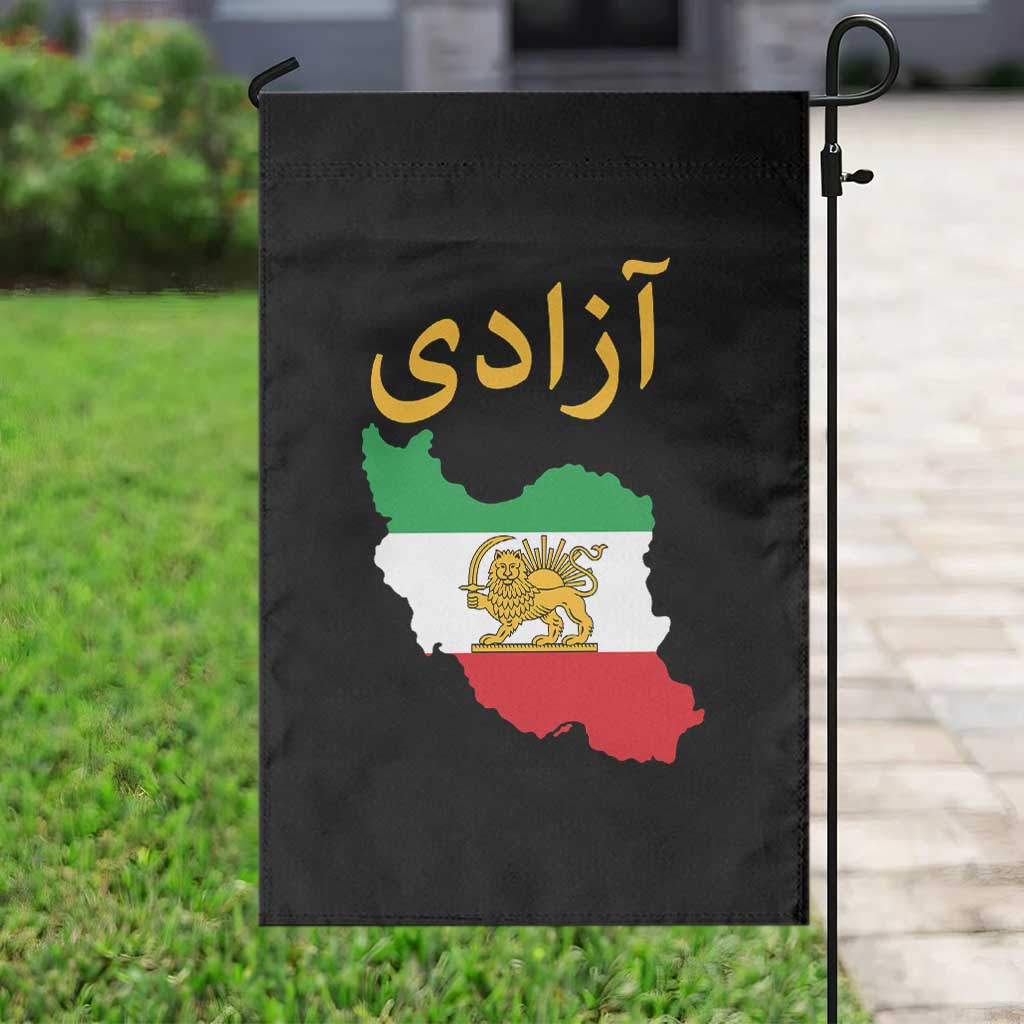 Freedom Iran Sun and Lion Flag Garden Flag Free Iranian Revolution 2026 TS02 Print Your Wear