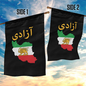 Freedom Iran Sun and Lion Flag Garden Flag Free Iranian Revolution 2026 TS02 Print Your Wear