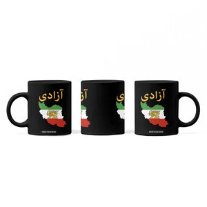 Freedom Iran Sun and Lion Flag Coffee Mug Free Iranian Revolution 2026 TS02 Print Your Wear
