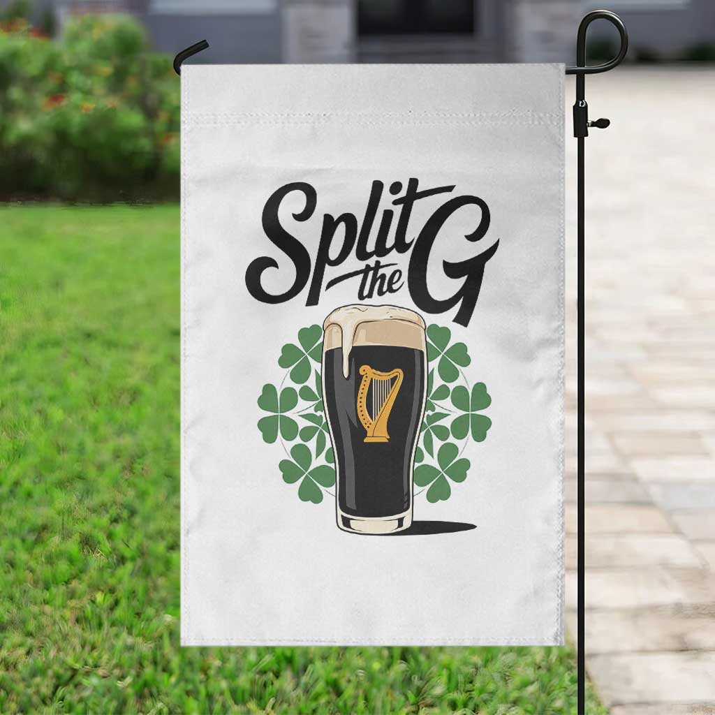 Split the G Funny Irish Drinking Garden Flag St. Patrick’s Day Stout Beer Lovers Pub Crawls TS02 Print Your Wear
