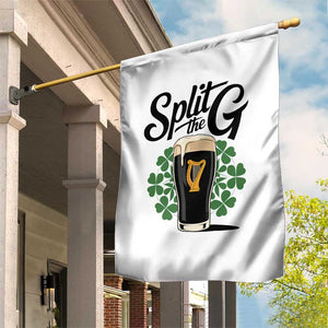Split the G Funny Irish Drinking Garden Flag St. Patrick’s Day Stout Beer Lovers Pub Crawls TS02 Print Your Wear