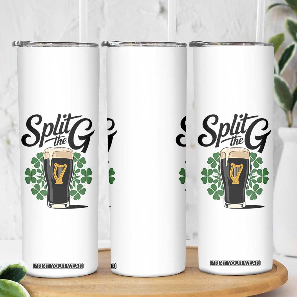Split the G Funny Irish Drinking Skinny Tumbler St. Patrick’s Day Stout Beer Lovers Pub Crawls TS02 Print Your Wear