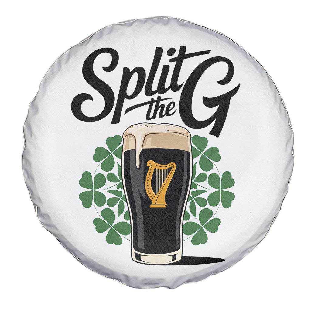 Split the G Funny Irish Drinking Spare Tire Cover St. Patrick’s Day Stout Beer Lovers Pub Crawls TS02 Print Your Wear