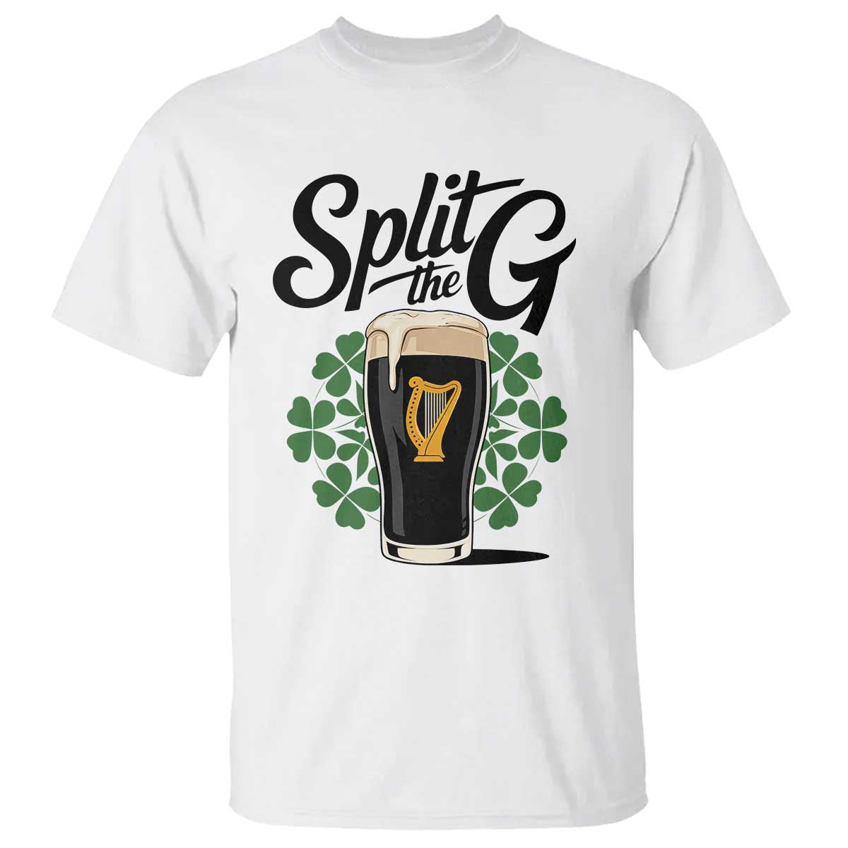 Split the G Funny Irish Drinking T Shirt St. Patrick’s Day Stout Beer Lovers Pub Crawls