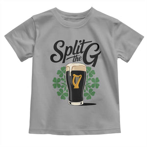 Split the G Funny Irish Drinking Toddler T Shirt St. Patrick’s Day Stout Beer Lovers Pub Crawls TS02 Sport Gray Print Your Wear