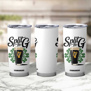 Split the G Funny Irish Drinking Tumbler Cup St. Patrick’s Day Stout Beer Lovers Pub Crawls TS02 Print Your Wear