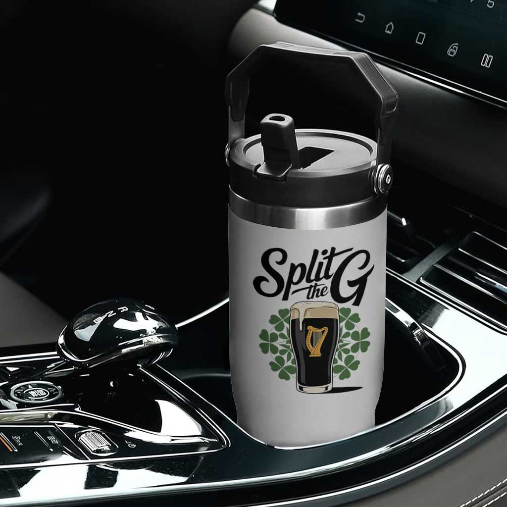 Split the G Funny Irish Drinking Flip Straw Tumbler St. Patrick’s Day Stout Beer Lovers Pub Crawls TS02 Print Your Wear