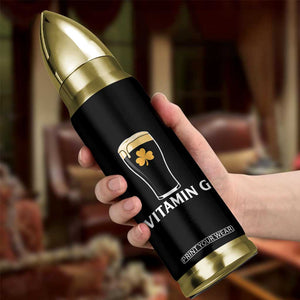 Vitamin G Funny Irish Stout Beer Bullet Tumbler St. Patrick’s Day Drinking Humor TS02 Print Your Wear