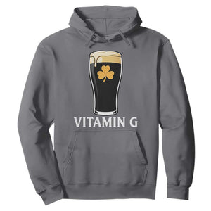 Vitamin G Funny Irish Stout Beer Hoodie St. Patrick’s Day Drinking Humor TS02 Charcoal Print Your Wear