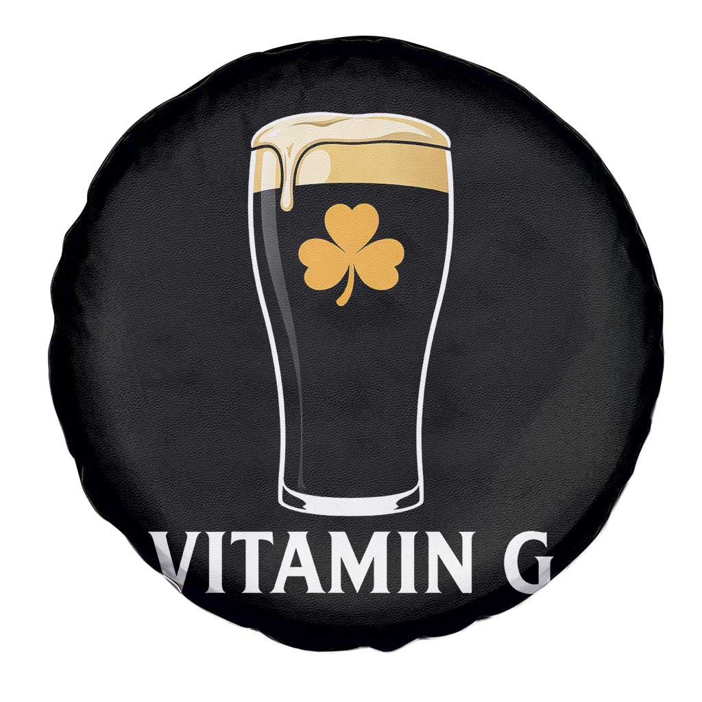 Vitamin G Funny Irish Stout Beer Spare Tire Cover St. Patrick’s Day Drinking Humor TS02 Print Your Wear