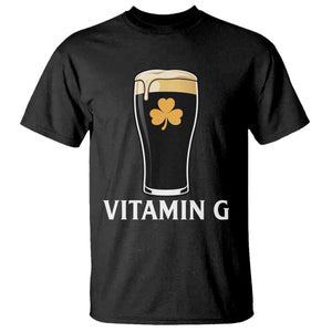 Vitamin G Funny Irish Stout Beer T Shirt St. Patrick’s Day Drinking Humor TS02 Black Print Your Wear