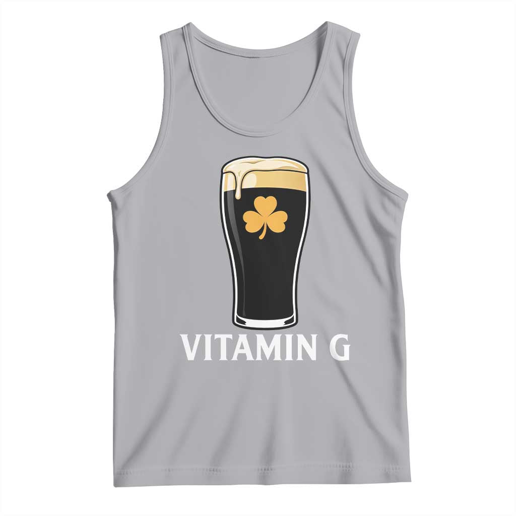 Vitamin G Funny Irish Stout Beer Tank Top St. Patrick’s Day Drinking Humor TS02 Athletic Heather Print Your Wear