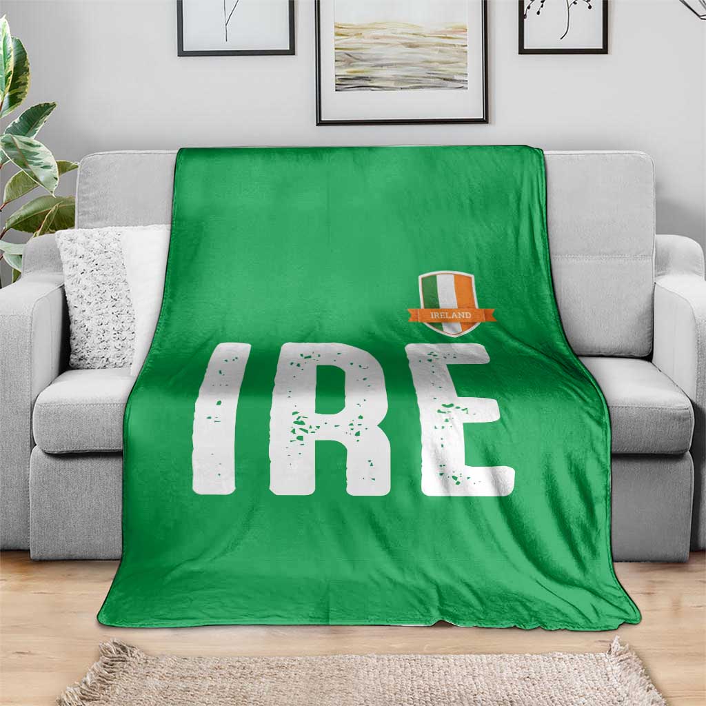 IRE Ireland Matching Group Throw Blanket Irish Pride St Patricks Day Family or Friends TS02 Print Your Wear