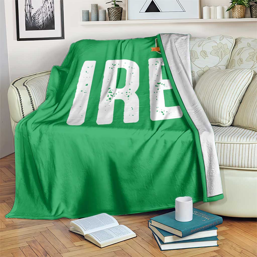 IRE Ireland Matching Group Throw Blanket Irish Pride St Patricks Day Family or Friends TS02 Print Your Wear