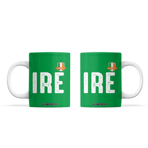 IRE Ireland Matching Group Coffee Mug Irish Pride St Patricks Day Family or Friends TS02 Irish Green Print Your Wear