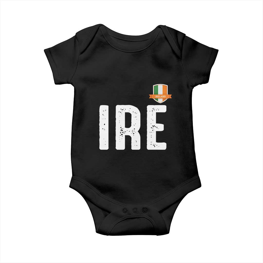 IRE Ireland Matching Group Baby Onesie Irish Pride St Patricks Day Family or Friends TS02 Black Print Your Wear