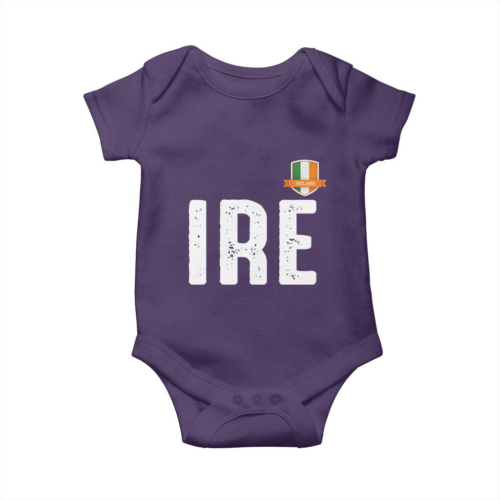 IRE Ireland Matching Group Baby Onesie Irish Pride St Patricks Day Family or Friends TS02 Purple Print Your Wear