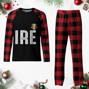 IRE Ireland Matching Group Plaid Pajama Set Irish Pride St Patricks Day Family or Friends TS02 Buffalo Plaid Print Your Wear