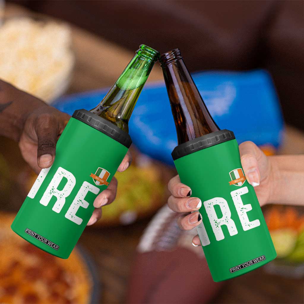 IRE Ireland Matching Group 4 in 1 Can Cooler Tumbler Irish Pride St Patricks Day Family or Friends TS02 Print Your Wear