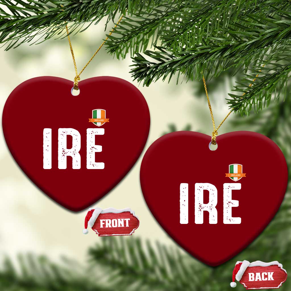 IRE Ireland Matching Group Ceramic Ornament Irish Pride St Patricks Day Family or Friends TS02 Print Your Wear