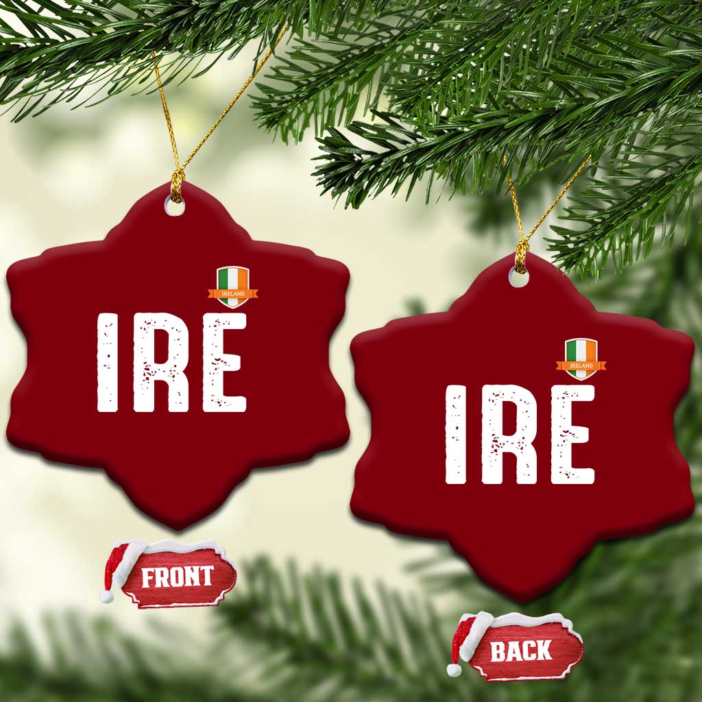 IRE Ireland Matching Group Ceramic Ornament Irish Pride St Patricks Day Family or Friends TS02 Print Your Wear