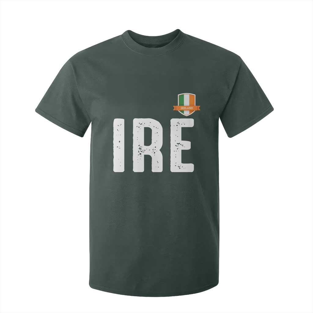 IRE Ireland Matching Group T Shirt For Kid Irish Pride St Patricks Day Family or Friends TS02 Dark Forest Green Print Your Wear