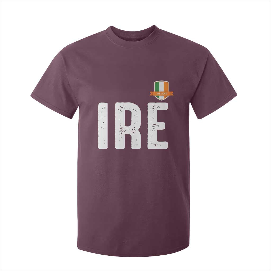 IRE Ireland Matching Group T Shirt For Kid Irish Pride St Patricks Day Family or Friends TS02 Maroon Print Your Wear