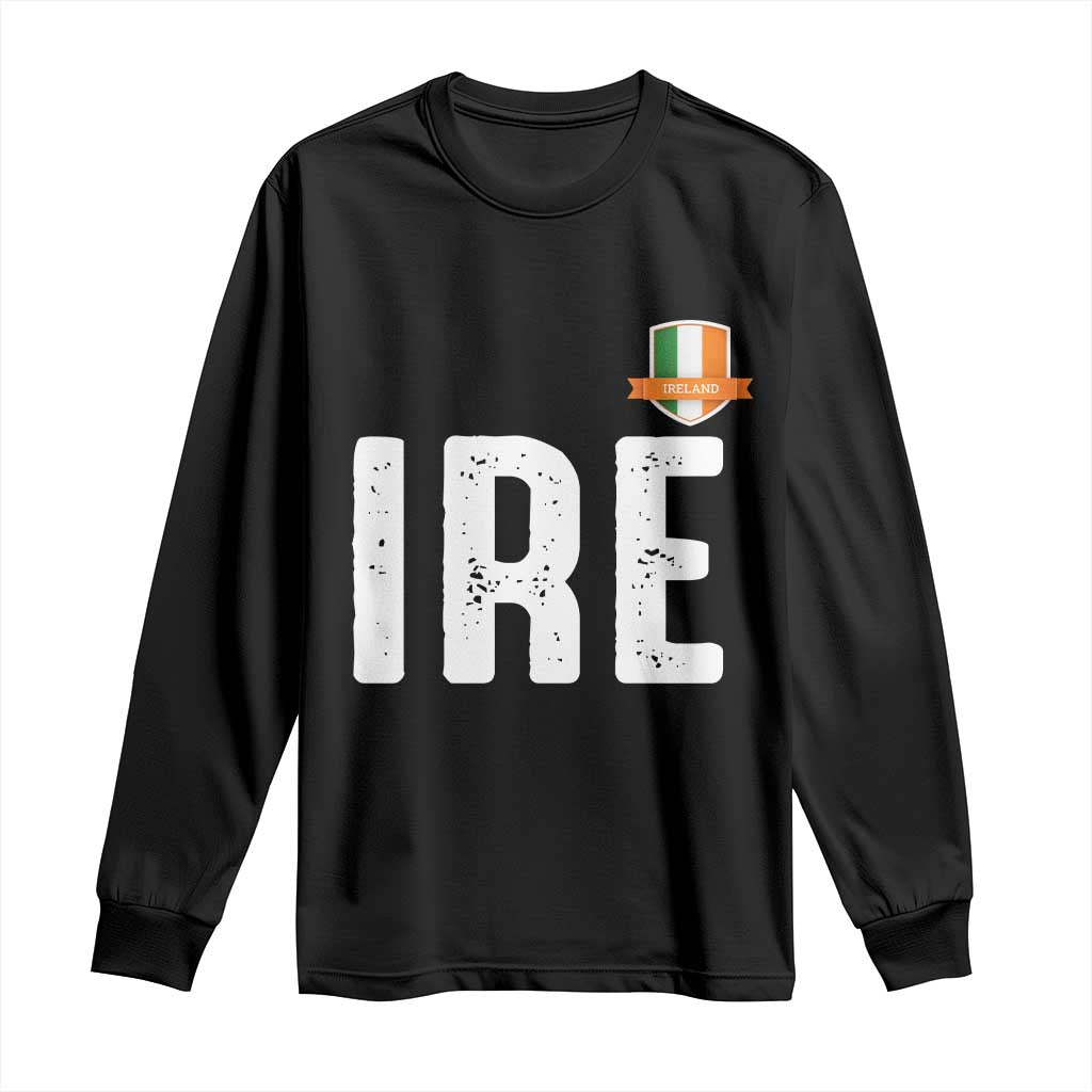IRE Ireland Matching Group Long Sleeve Shirt Irish Pride St Patricks Day Family or Friends TS02 Black Print Your Wear