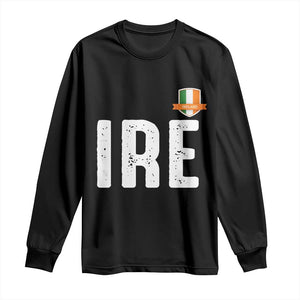 IRE Ireland Matching Group Long Sleeve Shirt Irish Pride St Patricks Day Family or Friends TS02 Black Print Your Wear
