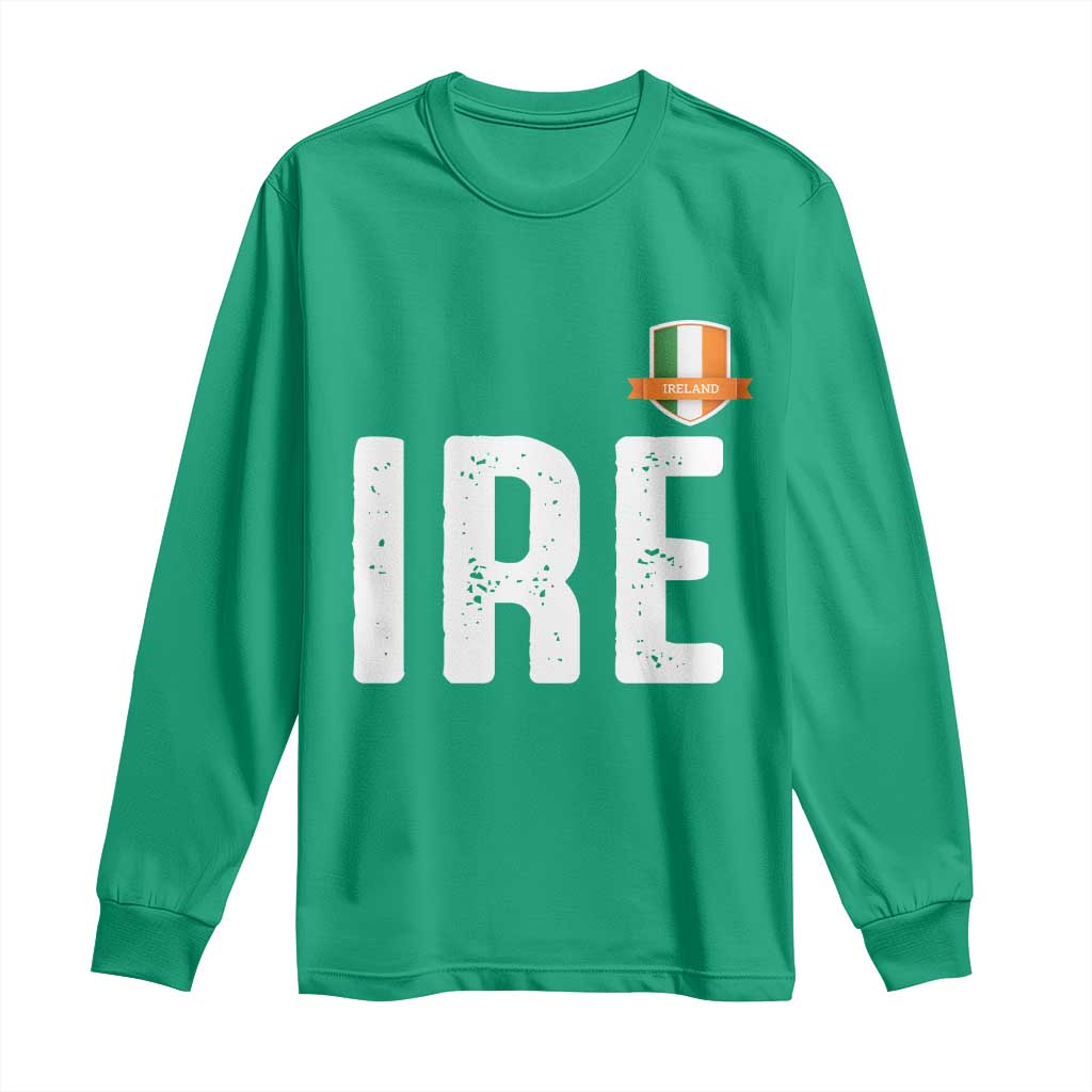 IRE Ireland Matching Group Long Sleeve Shirt Irish Pride St Patricks Day Family or Friends TS02 Irish Green Print Your Wear