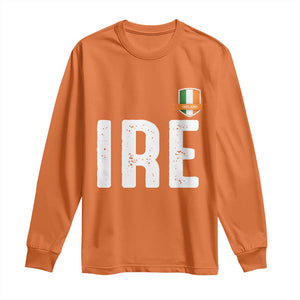 IRE Ireland Matching Group Long Sleeve Shirt Irish Pride St Patricks Day Family or Friends TS02 Orange Print Your Wear