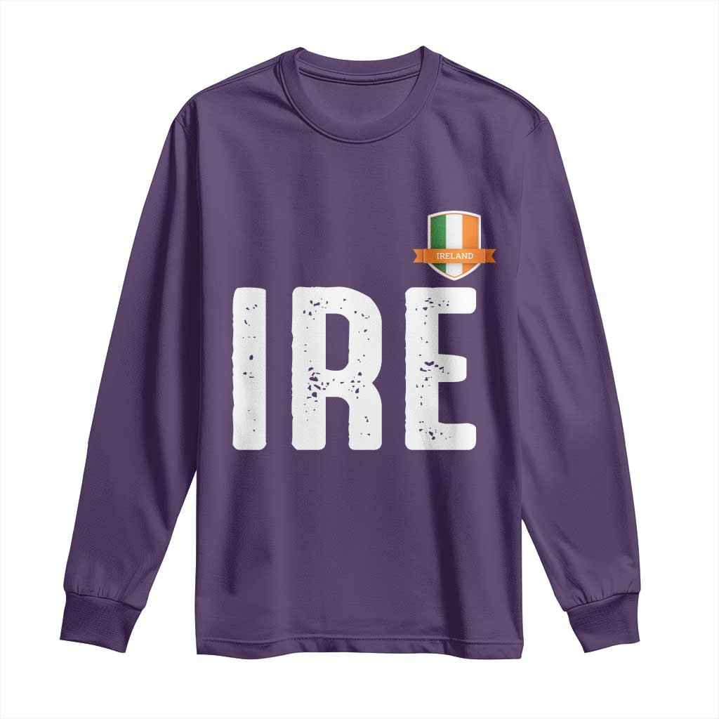 IRE Ireland Matching Group Long Sleeve Shirt Irish Pride St Patricks Day Family or Friends TS02 Purple Print Your Wear
