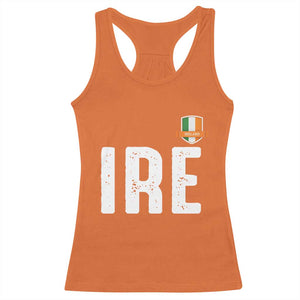 IRE Ireland Matching Group Racerback Tank Top Irish Pride St Patricks Day Family or Friends TS02 Orange Print Your Wear