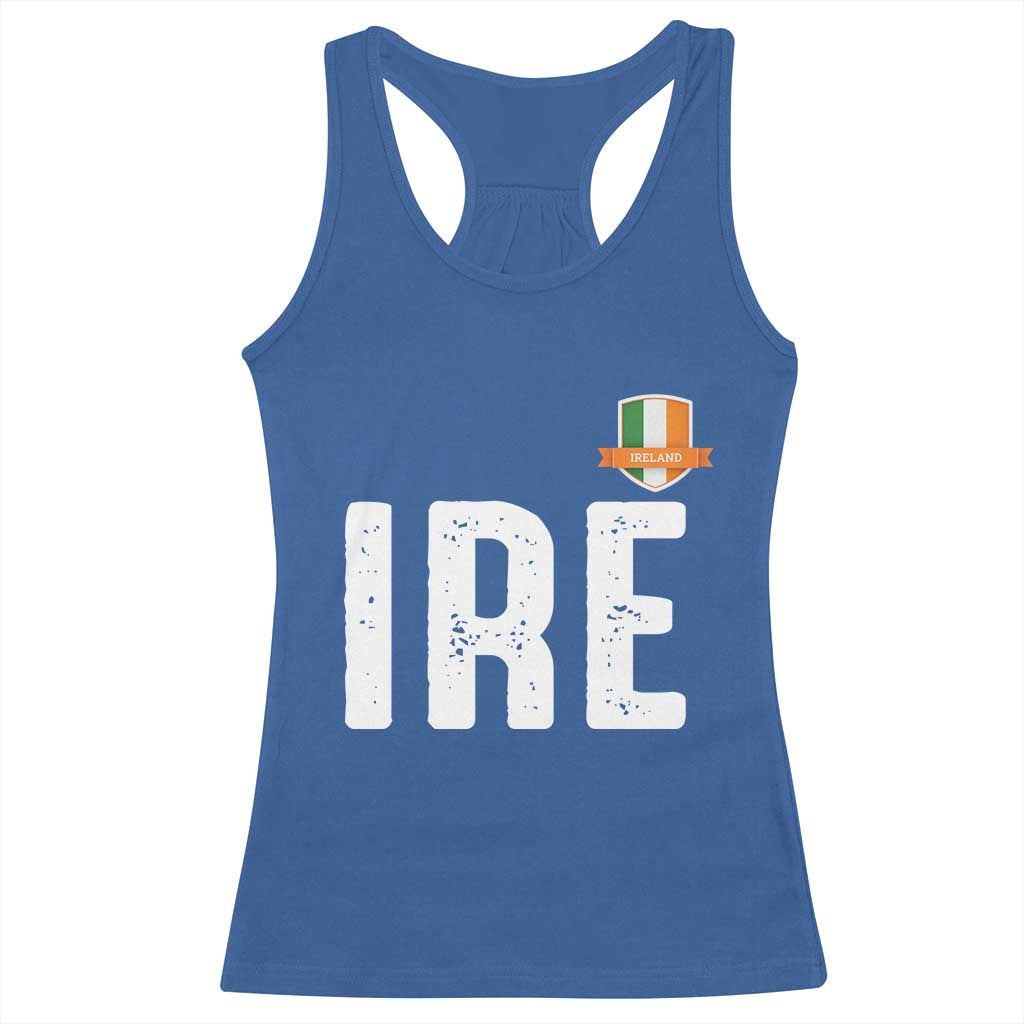 IRE Ireland Matching Group Racerback Tank Top Irish Pride St Patricks Day Family or Friends TS02 Royal Blue Print Your Wear