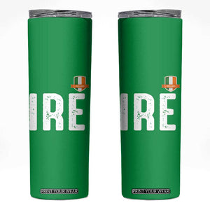 IRE Ireland Matching Group Skinny Tumbler Irish Pride St Patricks Day Family or Friends TS02 Irish Green Print Your Wear