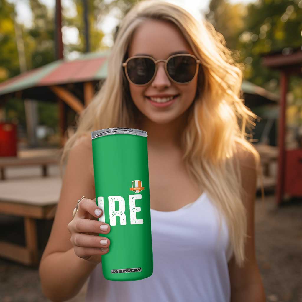 IRE Ireland Matching Group Skinny Tumbler Irish Pride St Patricks Day Family or Friends TS02 Print Your Wear