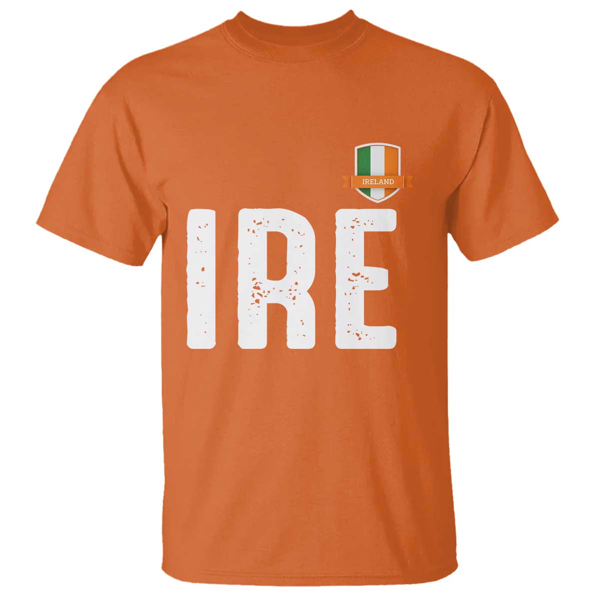 IRE Ireland Matching Group T Shirt Irish Pride St Patricks Day Family or Friends TS02 Orange Print Your Wear