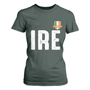 IRE Ireland Matching Group T Shirt For Women Irish Pride St Patricks Day Family or Friends TS02 Dark Forest Green Print Your Wear