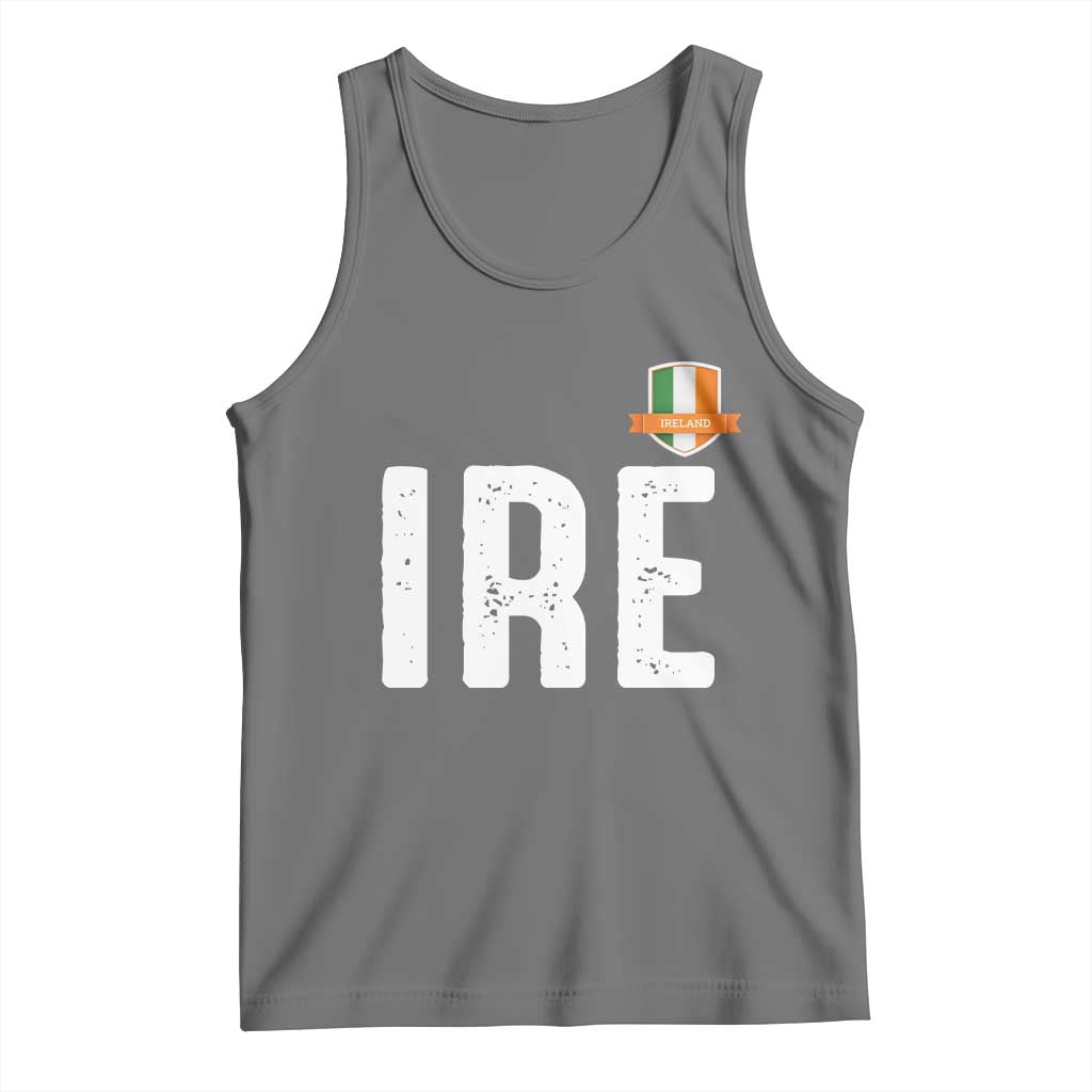IRE Ireland Matching Group Tank Top Irish Pride St Patricks Day Family or Friends TS02 Black Heather Print Your Wear
