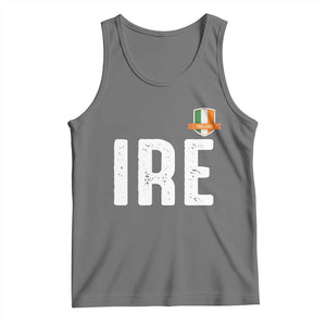 IRE Ireland Matching Group Tank Top Irish Pride St Patricks Day Family or Friends TS02 Black Heather Print Your Wear