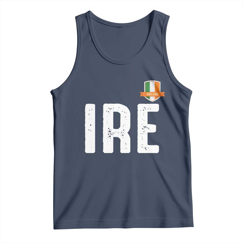 IRE Ireland Matching Group Tank Top Irish Pride St Patricks Day Family or Friends TS02 Navy Print Your Wear