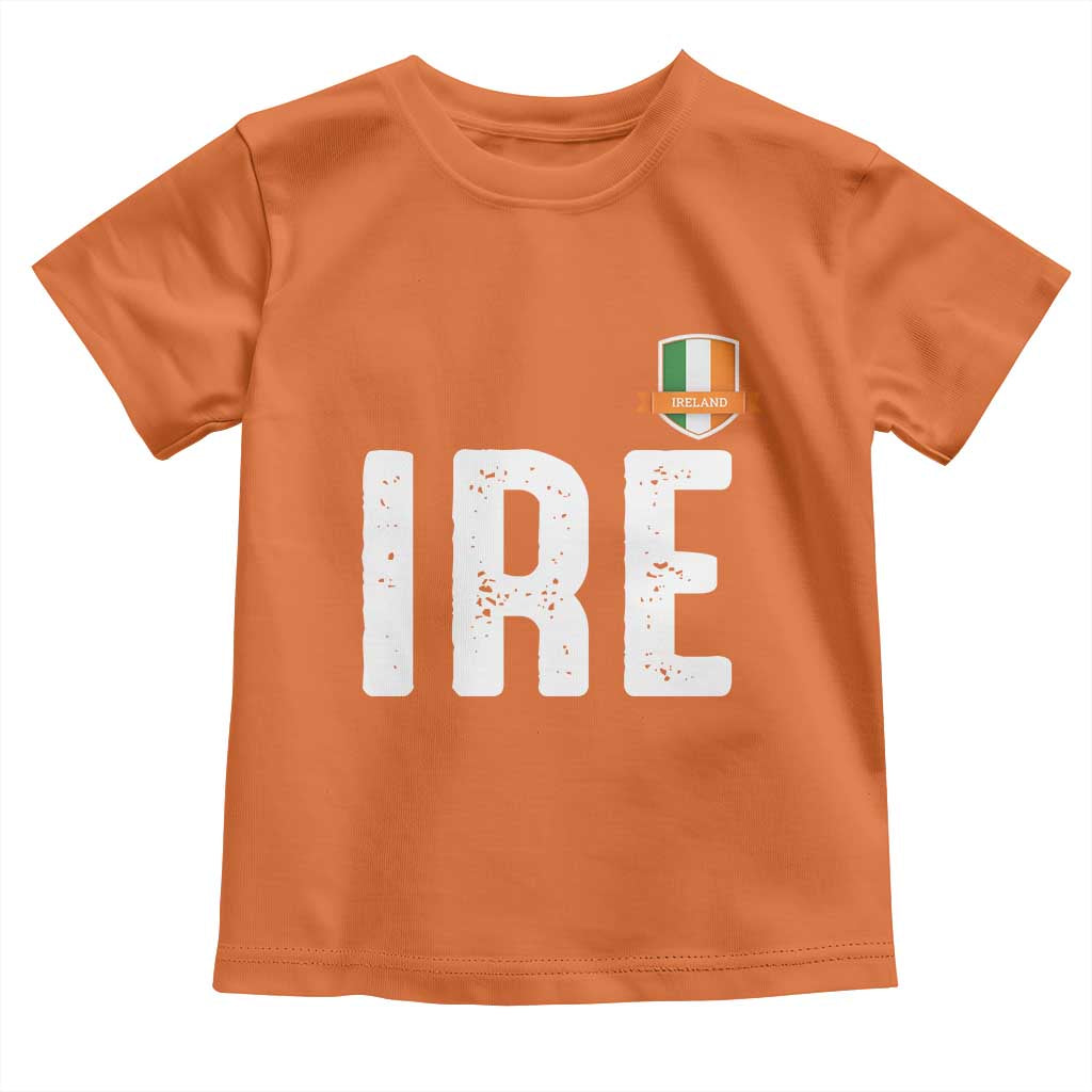 IRE Ireland Matching Group Toddler T Shirt Irish Pride St Patricks Day Family or Friends TS02 Orange Print Your Wear