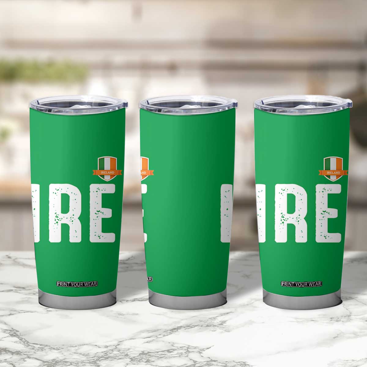 IRE Ireland Matching Group Tumbler Cup Irish Pride St Patricks Day Family or Friends TS02 Print Your Wear