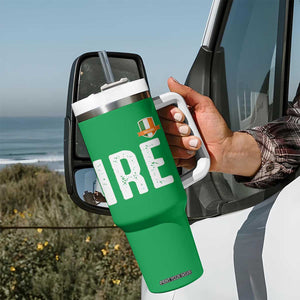 IRE Ireland Matching Group Tumbler With Handle Irish Pride St Patricks Day Family or Friends TS02 Print Your Wear