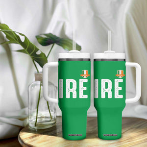 IRE Ireland Matching Group Tumbler With Handle Irish Pride St Patricks Day Family or Friends TS02 Print Your Wear
