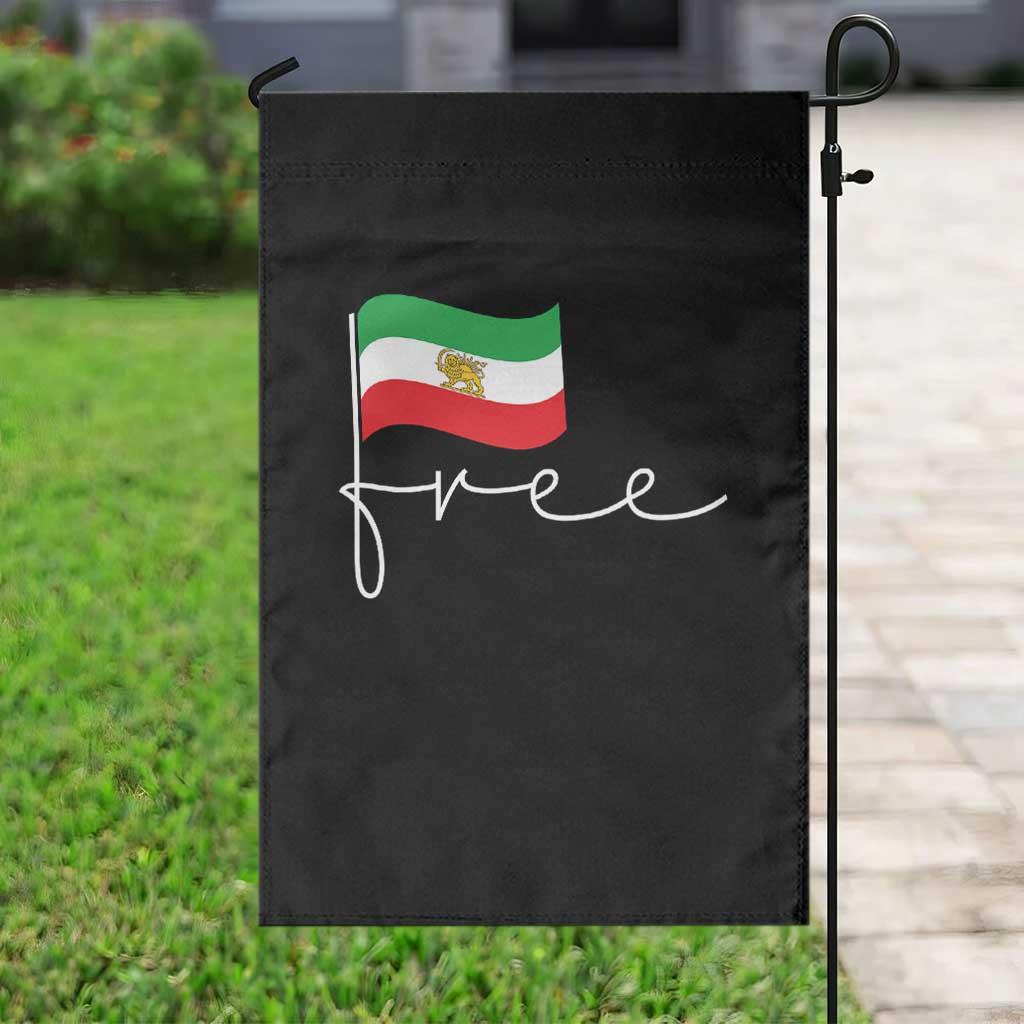 Free Iran Persian Flag Garden Flag Iranian Freedom Supporters Revolution TS02 Print Your Wear