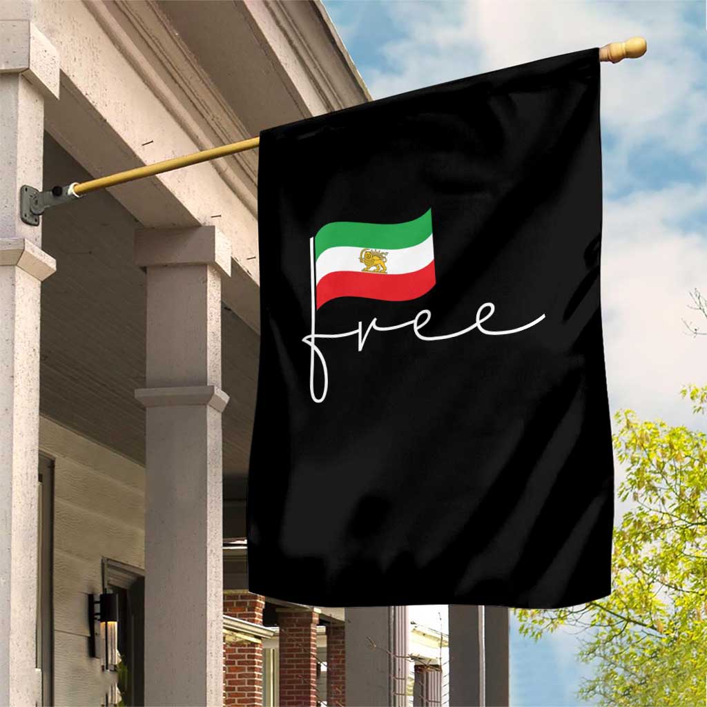 Free Iran Persian Flag Garden Flag Iranian Freedom Supporters Revolution TS02 Print Your Wear