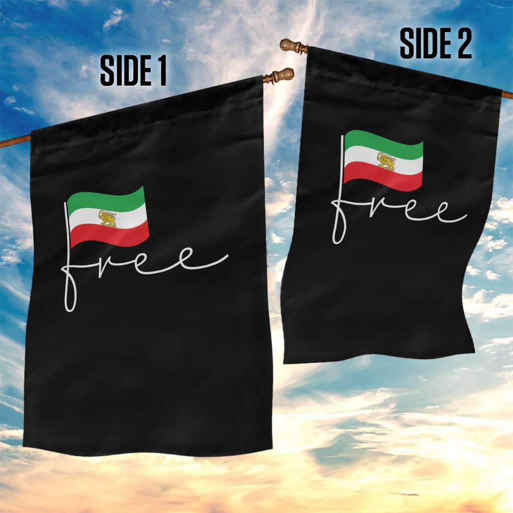 Free Iran Persian Flag Garden Flag Iranian Freedom Supporters Revolution TS02 Print Your Wear