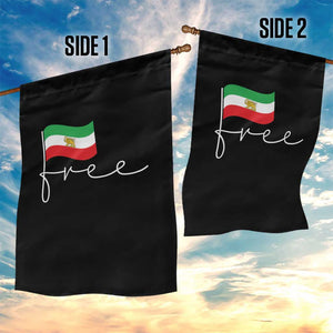 Free Iran Persian Flag Garden Flag Iranian Freedom Supporters Revolution TS02 Print Your Wear